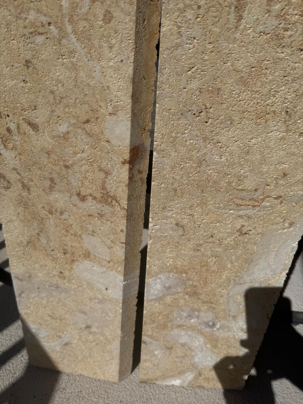 Illuminated Stone Address L-Shape corner with Steel House Numbers